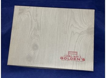 Vintage Golden's Department Store (Bank Street, New Milford, CT) Advertising Gift Box