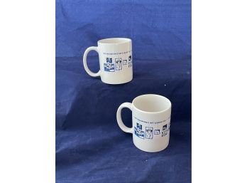 (2) Housatonic Art League Coffee Mugs - New Milford, CT