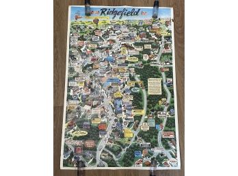 1991 Ridgefield, Connecticut Business Advertising Poster Print