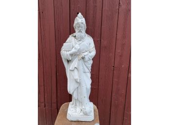 26' Tall Saint Jude Cement Garden Statue - Catholic, Christian Decor