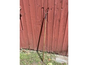 Vintage 2 Prong Hay Fork, Pitchfork - Antique Farm Tool