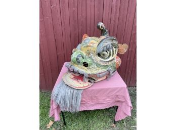 Spectacular Chinese Dragon Parade Head - Vintage Original New Year Celebration MUST SEE Rare Opportunity
