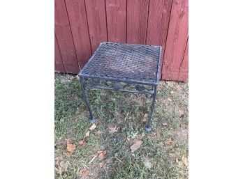 Vintage Metal Outdoor Table