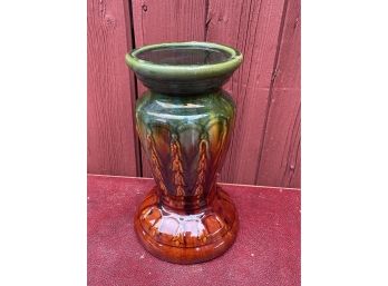 Vintage Ceramic, Art Pottery Plant Stand - Jardiniere Base - Brush McCoy?