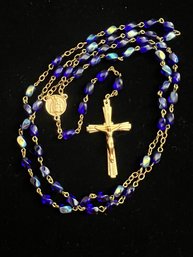 Beautiful Rosary Bead Italy Glass Murano Beaded Rosary
