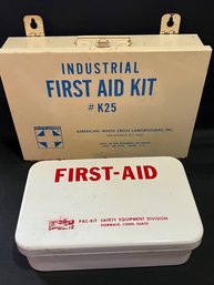 Industrial First Aid Kit Smaller First Aid Kit Red And White