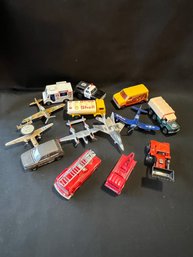 Small Lot Of Toy Cars & Planes