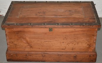 19TH CENT PINE TOOL CHEST