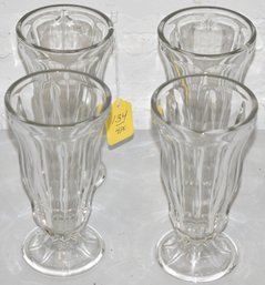 (4) 6 3/4' ICE CREAM SUNDAY GLASSES
