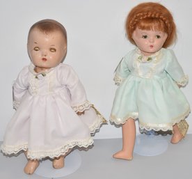 LOT (2) JOINTED COMPOSITION DOLLS