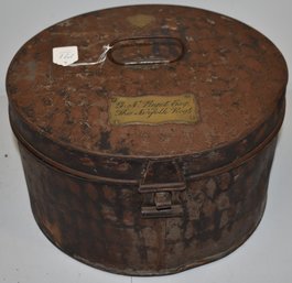 ROUND HAWKES & CO MILITARY HAT BOX