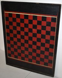 VINTAGE PAINTED WOODEN GAMEBOARD