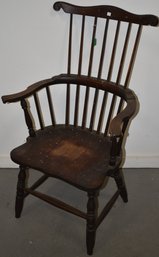 20TH CENT COMB-BACK KNUCKLE WINDSOR CHAIR