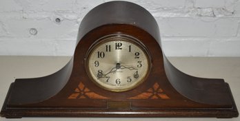 SESSIONS TABOUR CLOCK W/ BRASS PLAQUE