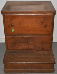 UNUSUAL COUNTRY STORE PINE COUNTER TOP CABINET
