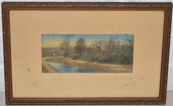 SM. WALLACE NUTTING EXTERIOR PRINT