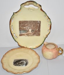 3 PEICES OF HAMPSHIRE POTTERY