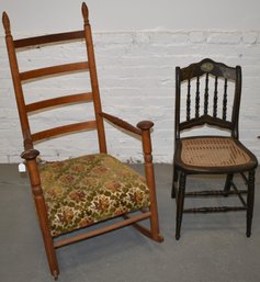 LOT (2) CHAIRS