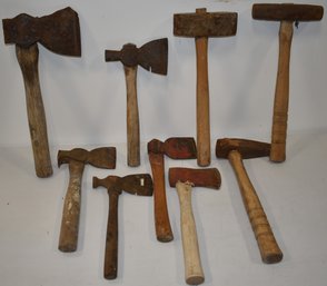 LOT (8) OLD HAND TOOLS