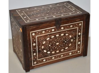 INLAID ANGLO INDIAN TABLE CABINET