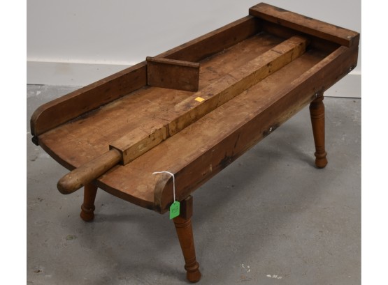 PRIMITIVE MAPLE BUTTER WORK TABLE