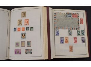 (4) ALBUMS OF FORIEGN  STAMPS