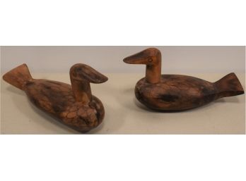 PR. CARVED & PAINTED DUCK DECOYS