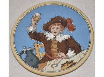 19TH CENT METTLACH PLATE