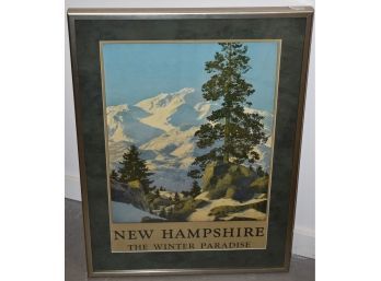 FRAME 1939 MAXFIELD PARRISH NH POSTER