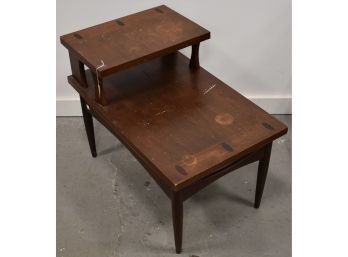 DANISH MODERN STYLE 2 TIER END TABLE