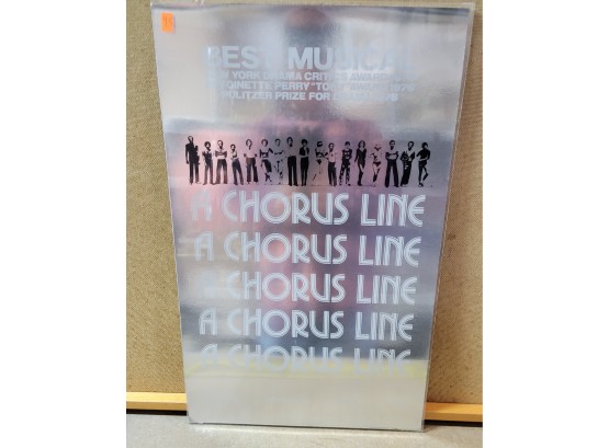 A Chorus Line Musical Poster 14x22.5 In Holder
