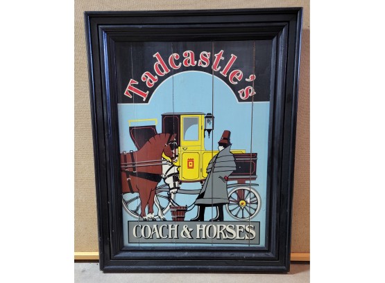 Tadcastle's Coach And Horses Wood Panel Print  22.5x29.5