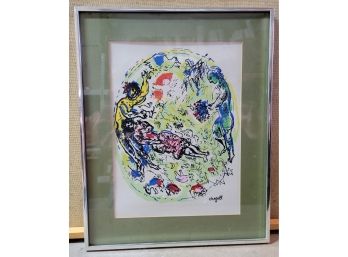 Signed Chagall Abstract 16x20.5 Original?