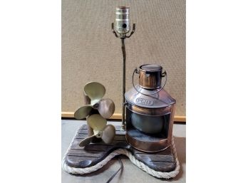 Lamp With Port Light And Propellers Working, No Bulb Included
