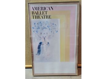 American Ballet Theater Poster Framed 23.5x15.5