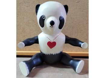 10' Panda Bear Figure Marked La Guli