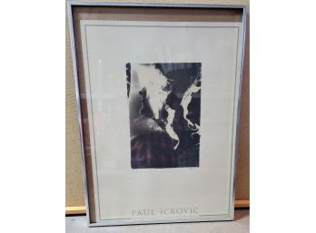 1979 Paul Ickovic Print Framed And Signed 19.5x26.5