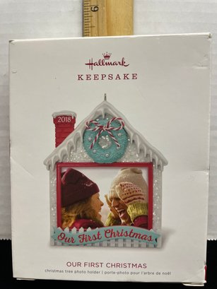 Hallmark Keepsake Christmas Ornament 2018 Our First Christmas