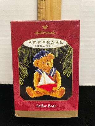 Hallmark Keepsake Christmas Ornament 1997 Sailor Bear