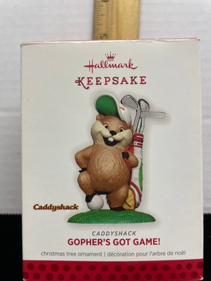 Hallmark Keepsake Christmas Ornament 2013 Gophers Got Game Caddyshack Series