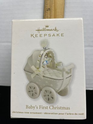 Hallmark Keepsake Christmas Ornament 2011 Babys First Christmas B110