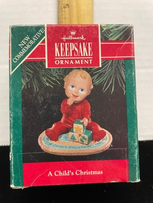 Hallmark Keepsake Christmas Ornament 1991 A Childs Christmas