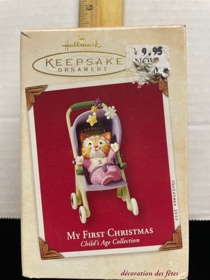 Hallmark Keepsake Christmas Ornament 2003 My First Christmas Childs Age Collection