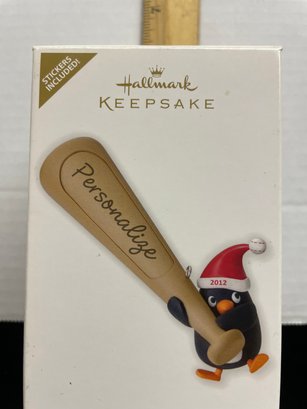 Hallmark Keepsake Christmas Ornament 2012 Baseball Star Personalize