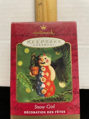 Hallmark Keepsake Christmas Ornament 2000 Snow Girl