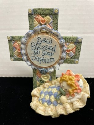Sew Blessed On Your Baptism Figurine