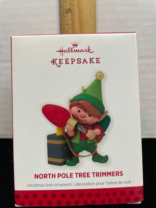Hallmark Keepsake Christmas Ornament 2013 North Pole Tree Trimmer