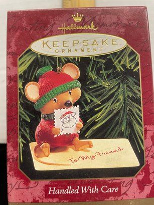 Hallmark Keepsake Christmas Ornament 1999 Handled With Care