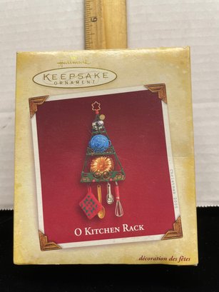 Hallmark Keepsake Christmas Ornament 2005 O Kitchen Rack B109