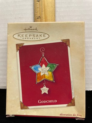 Hallmark Keepsake Christmas Ornament 2003 Godchild